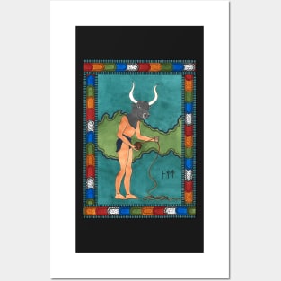15 The Minotaur from The Minoan Tarot Posters and Art